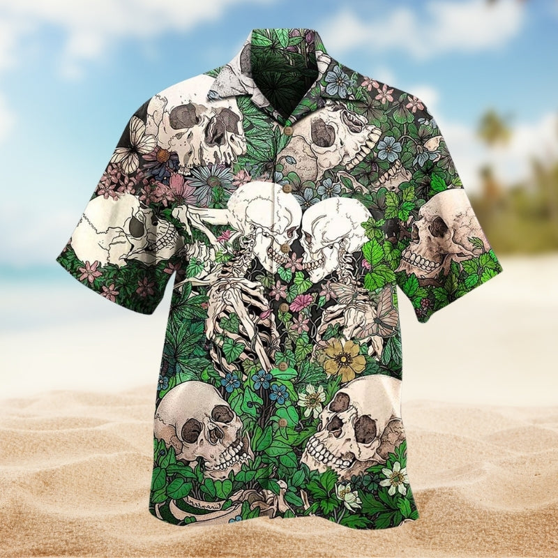 Festive Santa Christmas Hawaiian Shirt Resort Outfit View For Island Holidays