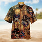 Funny Surfing Bigfoot Beer Hawaiian Shirt Design View For Tropical Vacations