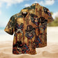 Funny Surfing Bigfoot Beer Hawaiian Shirt Print Closeup For Warm Weather Events