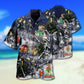 Christmas Skull Hawaiian Shirt With All Over Print For Island Vacation Beach Days And Thoughtful Gifting