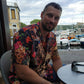 Floral Sugar Skull Hawaiian Shirt For Beach Vacations Casual Parties And Warm Weather Style And Resort Style