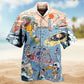 Skull Rough Day Humor Hawaiian Shirt For Summer Gatherings Island Travel And Comfortable Casual Wear