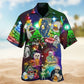 Gothic Dark Skull Death Graphic Hawaiian Shirt For Beach Days, Summer Outings, And Thoughtful Gift Giving