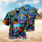 Skull Deep In The Ocean Hawaiian Shirt For Beach Gatherings Fantasy Fans And Comfortable Casual Wear