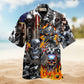 Unbreakable Skull Hawaiian Shirt For Festival Outings Resort Trips And Distinctive Warm Weather Wear