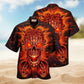 Funny Surfing Penguin Dad Hawaiian Shirt All Over Print Detail For Beach Days
