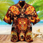 Skull Flame Hawaiian Shirt Design View For Resort Travel And Thoughtful Gifting