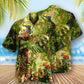 Floral Skull Hawaiian Shirt For Beach Parties Vacation Travel And Relaxed Casual Style And Resort Style