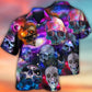 Skull Amazing Galaxy Hawaiian Shirt For Vacation Days And Relaxed Coastal Outings