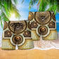 Skull Gold Beach Shorts Pattern Detail For Vacation Style And Casual Outdoor Comfort