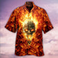 Dark Skull Hawaiian Shirt With Detailed Graphic For Tropical Getaways Outdoor Fun And Everyday Wear