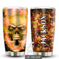 Skull Hot Fire Personalized 20 Oz Tumbler For Coffee Travel And Daily Drinks