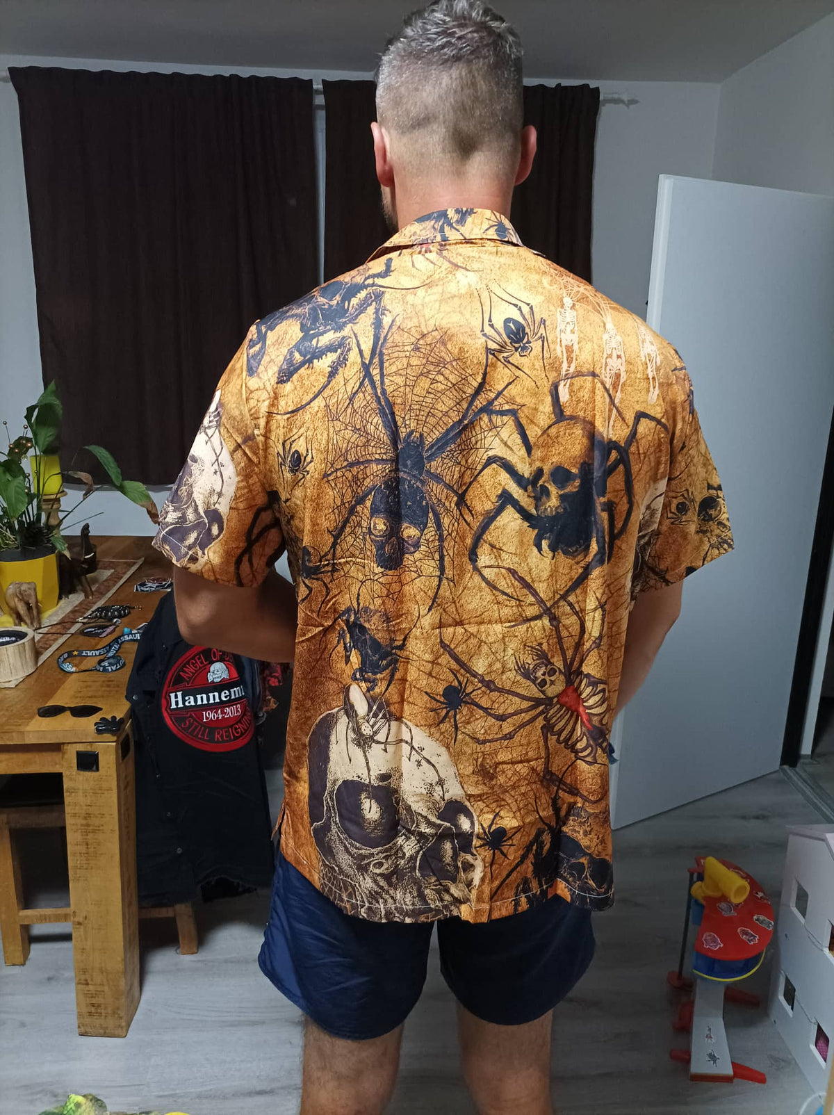 Skull Hawaiian Shirt With Detailed Graphic For Island Holidays Summer Parties And Casual Outdoor Wear