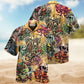 Skull Sea Hawaiian Shirt For Creative Adventures, Beach Travel, And Bold Warm Weather Wear
