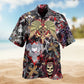 Festive Christmas Farm Hawaiian Shirt Tropical Styling View For Outdoor Gatherings