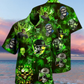 Skull Hawaiian Shirt With All Over Print For Resort Holidays Beach Travel And Relaxed Casual Fashion