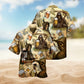 Funny Camping Bear Drinking Beer I'M Hawaiian Shirt Button Front Artwork For Beach Days