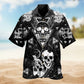Christmas Santa Town Hawaiian Shirt Tropical Styling View For Beach Days