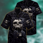 Dark Skull Aesthetic Hawaiian Shirt For Beach Parties And Weekend Getaways