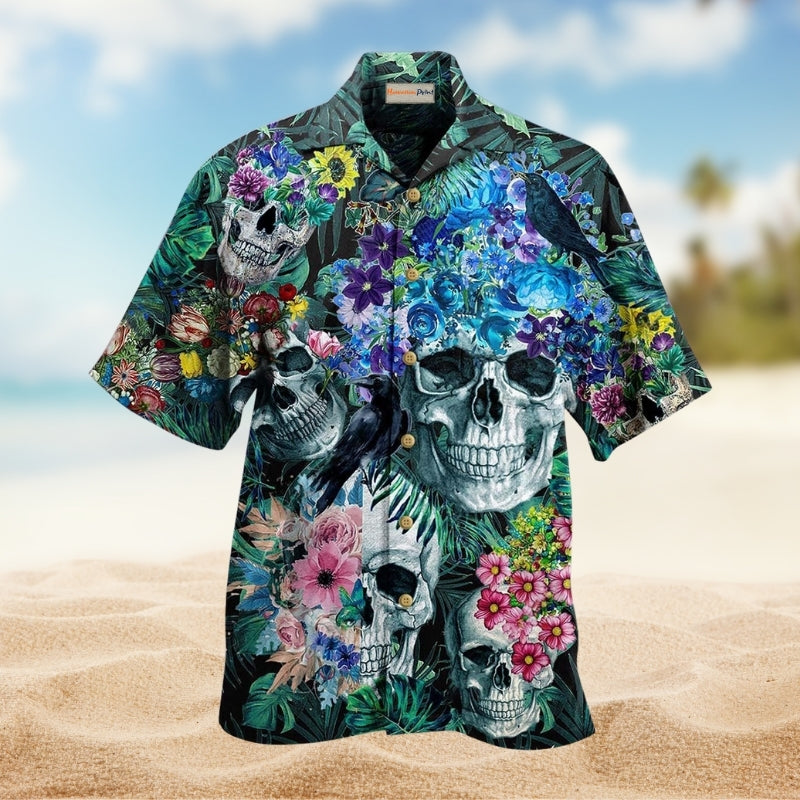 Skateboarding Outdoor Passion Hawaiian Shirt Button Front Artwork For Weekend Trips