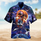 Gothic Skull Graphic Hawaiian Shirt For Beach Days, Summer Outings, And Thoughtful Gift Giving