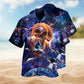 Tropical Funny Golf Dinosaur Hawaiian Shirt Creative Print View For Beach Days