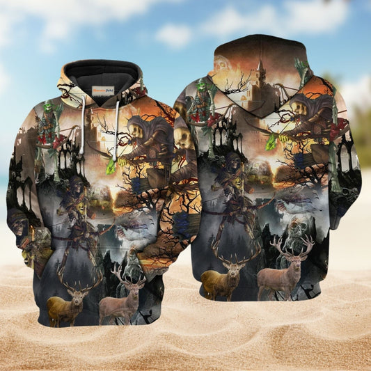 Skull Love Hunting Hoodie For Hunting Enthusiasts Daily Wear And Weekend Adventures