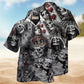 Blind Luck Poker Skull Hawaiian Shirt For Coastal Adventures Statement Designs And Warm Weather Wear