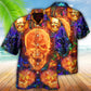 Skull Hawaiian Shirt With All Over Print For Beach Days Resort Trips And Relaxed Everyday Style