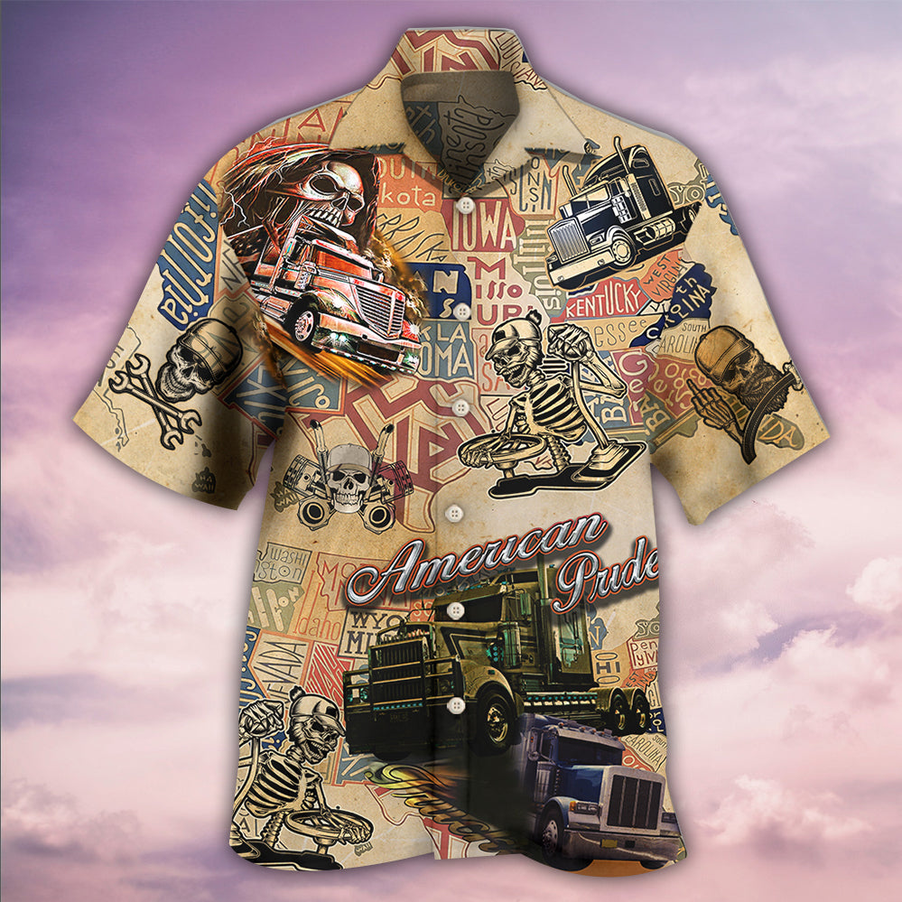 Skull Hawaiian Shirt For Coastal Vacations Warm Weather Events And Daily Style And Resort Style