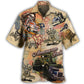Skull Hawaiian Shirt With Detailed Graphic For Coastal Vacations Warm Weather Events And Daily Style