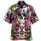 Floral Skull Hawaiian Shirt With Detailed Graphic For Resort Travel Summer Outings And Casual Gatherings