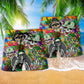 Skull So Playful Beach Shorts Artwork Detail For Casual Warm Weather Outfits