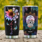 Skull Mandala Sunflower In Black 20 Oz Tumbler For Coffee Travel And Daily Drinks