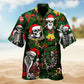 Bold Skull Attitude Hawaiian Shirt For Coastal Travel, Casual Events, And Comfortable Summer Wear