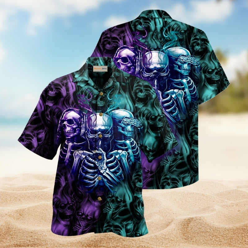 Cue Sport Don'T Jealous Can'T Hawaiian Shirt Front Pattern View For Outdoor Gatherings