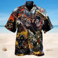 Bold Skull Courage Hawaiian Shirt For Vacation Adventures Beach Events And Relaxed Warm Weather Style