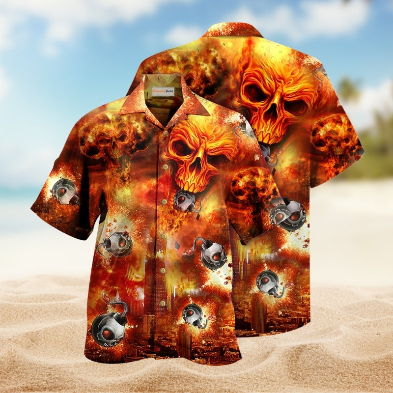Barbecue Food Grill Hawaiian Shirt Artwork View For Beach Days