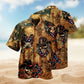 Vintage Skull Artwork Hawaiian Shirt For Fantasy Fans, Resort Trips, And Imaginative Summer Style