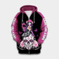 Pink Skull Breast Cancer Awareness Hoodie For Community Outreach Casual Travel And Meaningful Wear