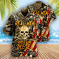 Skull Hawaiian Shirt With All Over Print For Island Trips Summer Gatherings And Comfortable Daily