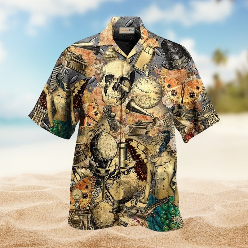 Barbecue Food BBQ Smoke Hawaiian Shirt All Over Print Detail For Casual Outings