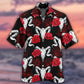 Rose Skull And Ram Hawaiian Shirt For Island Vacation Beach Days And Thoughtful Gifting And Resort Style