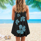 Skull Sassy Skull Salty By Choice V-Neck Sleeveless Cami Dress For Halloween Gatherings And Casual Styling