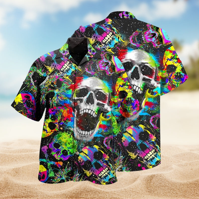 Funny Golf Dog Hawaiian Shirt Button Front Artwork For Vacation Style