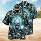 Skull Scream Hawaiian Shirt For Mythic Art Lovers, Coastal Outings, And Thoughtful Gift Giving