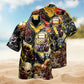 Skull Sign Style Hawaiian Shirt For Vacation Adventures Beach Events And Relaxed Warm Weather Style