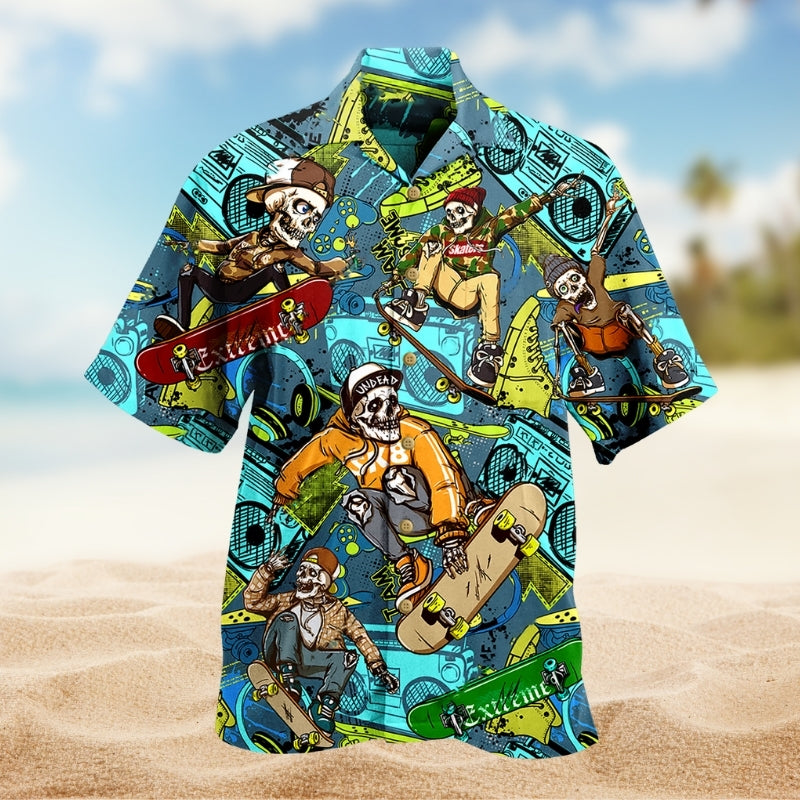 Fantasy Role Controller Hawaiian Shirt Creative Print View For Coastal Travel