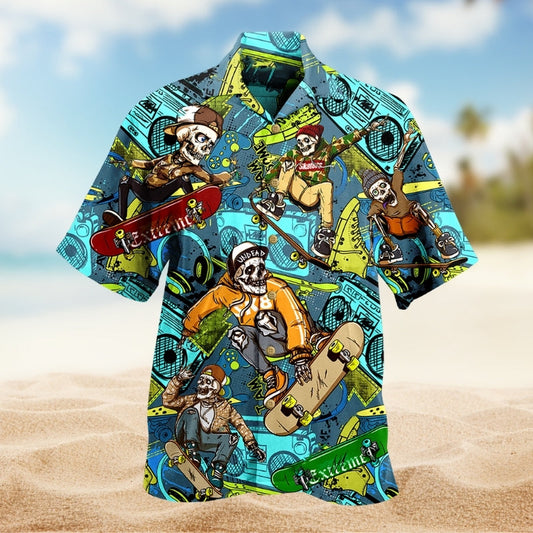 Fantasy Role Controller Hawaiian Shirt Creative Print View For Coastal Travel