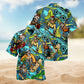 Fantasy Role Controller Hawaiian Shirt Detailed Pattern View For Island Holidays